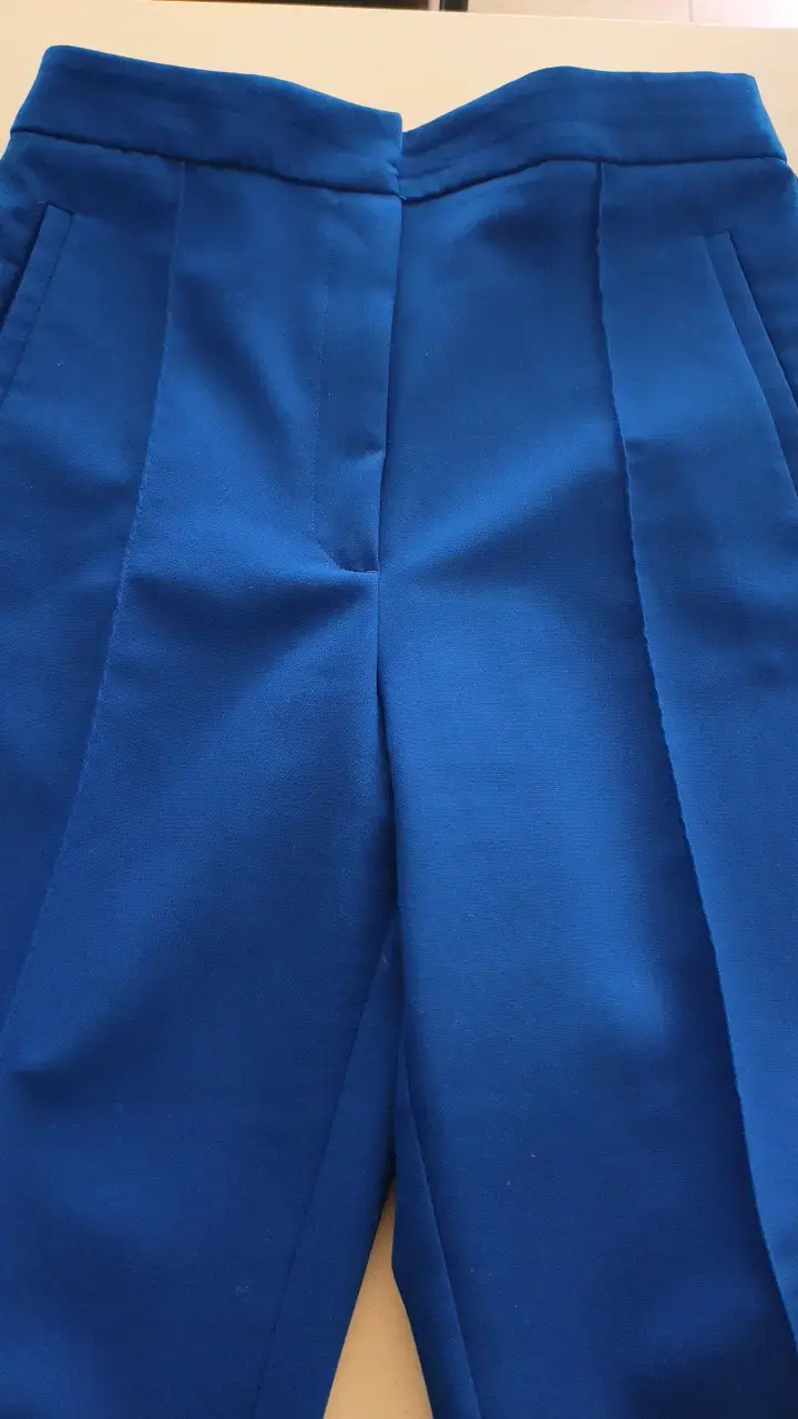 Pantalones de vestir azul - 4