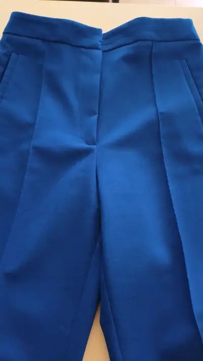 Pantalones de vestir azul - miniatura 4
