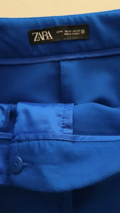 Pantalones de vestir azul - miniatura 5