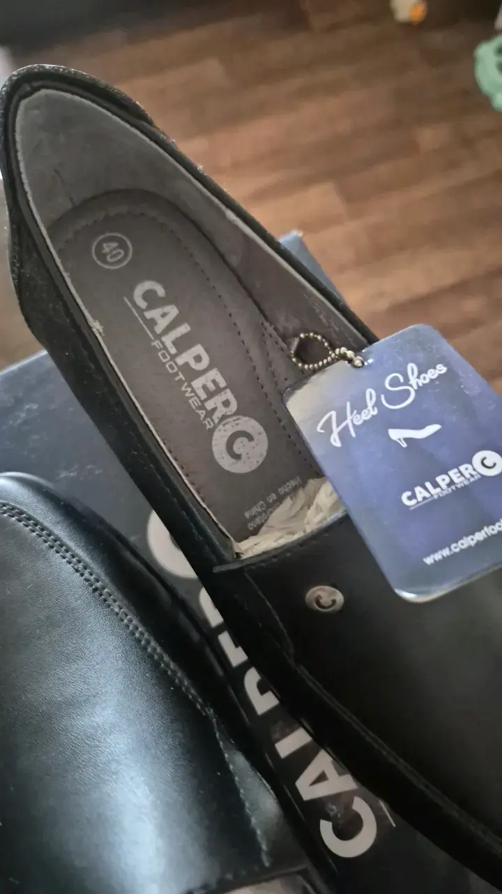 Zapatos de vestir negros Calper con tacón bajo - 4