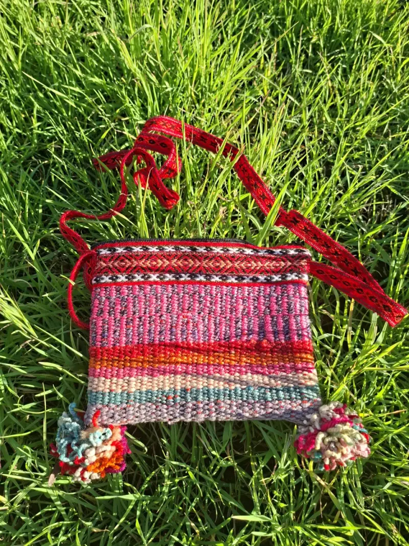 Bolso Pequeño tejido multicolor - 1