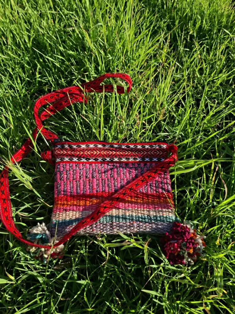 Bolso Pequeño tejido multicolor - 2