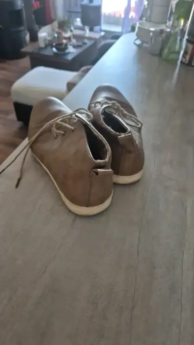 Botines de cuero marrón Eurovia para hombre - miniatura 2