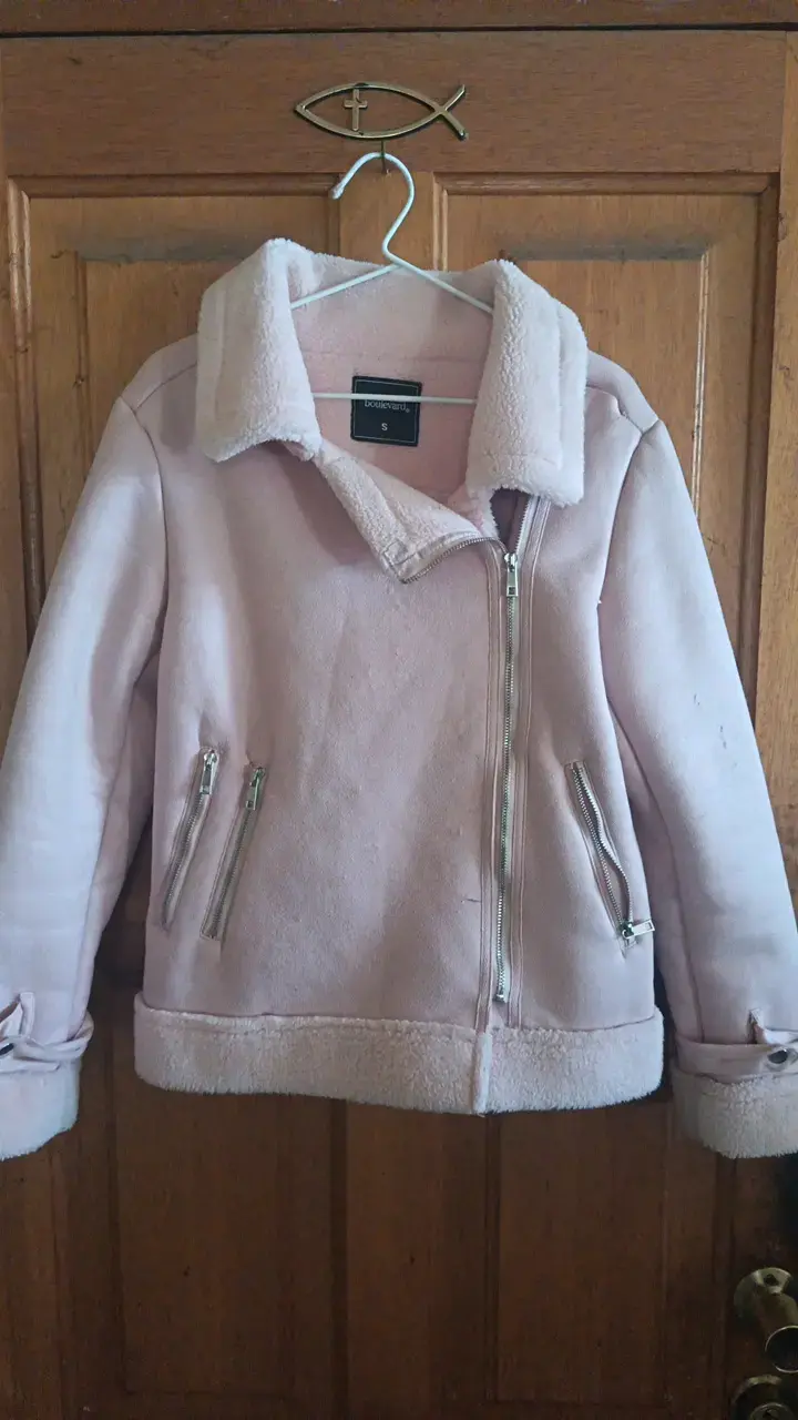Chaqueta de mujer rosa con cierre Boulevard - 1