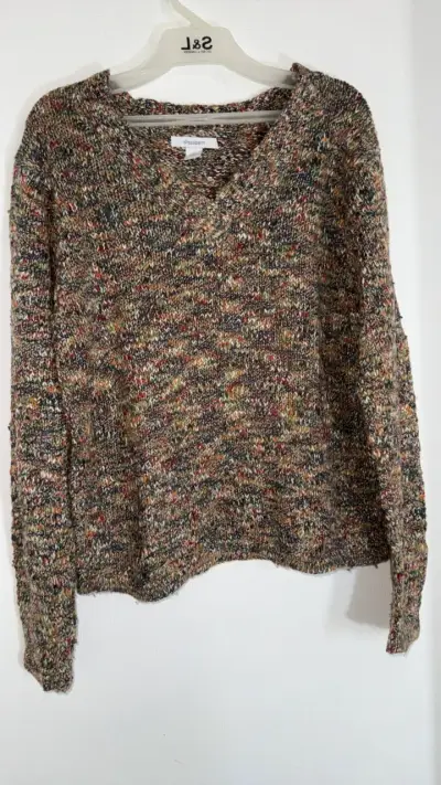 Suéter de punto multicolor para mujer Dressbarn - miniatura 2