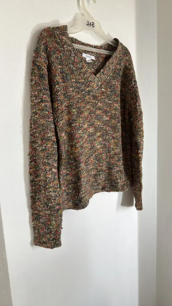 Suéter de punto multicolor para mujer Dressbarn - 3