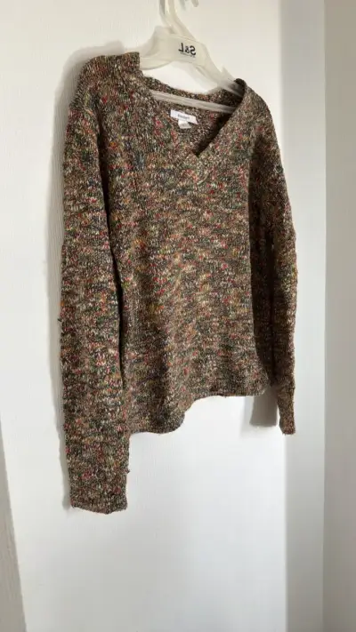 Suéter de punto multicolor para mujer Dressbarn - miniatura 3