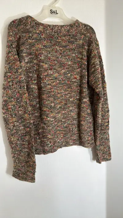 Suéter de punto multicolor para mujer Dressbarn - miniatura 5