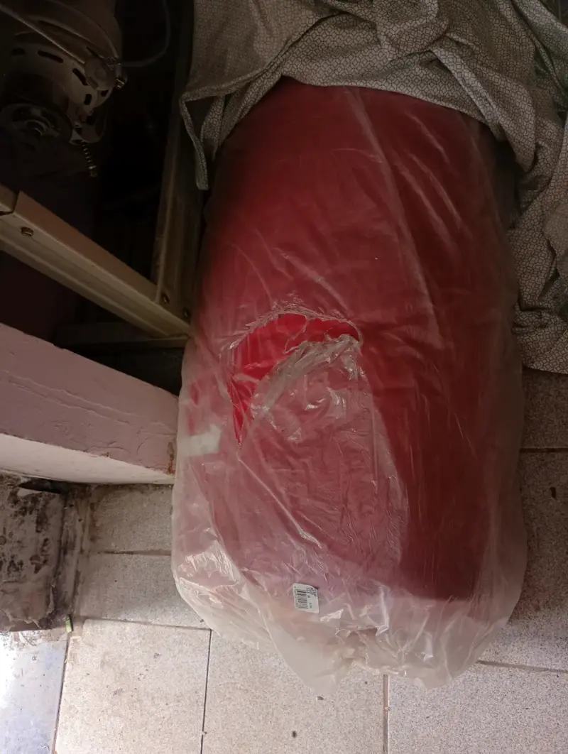 Tela polar roja para confección - 2