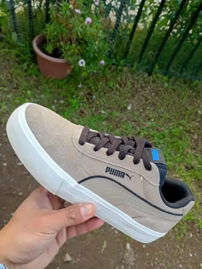 Zapatillas deportivas beige Puma para hombre - miniatura 4