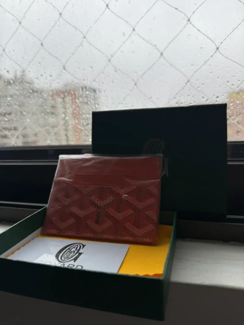 Tarjetero Goyard de cuero con caja - 2