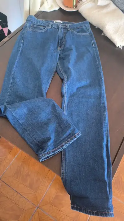 Jeans azul Zara para mujer talla 36 - miniatura 1