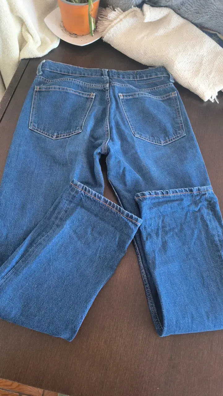 Jeans azul Zara para mujer talla 36 - 3