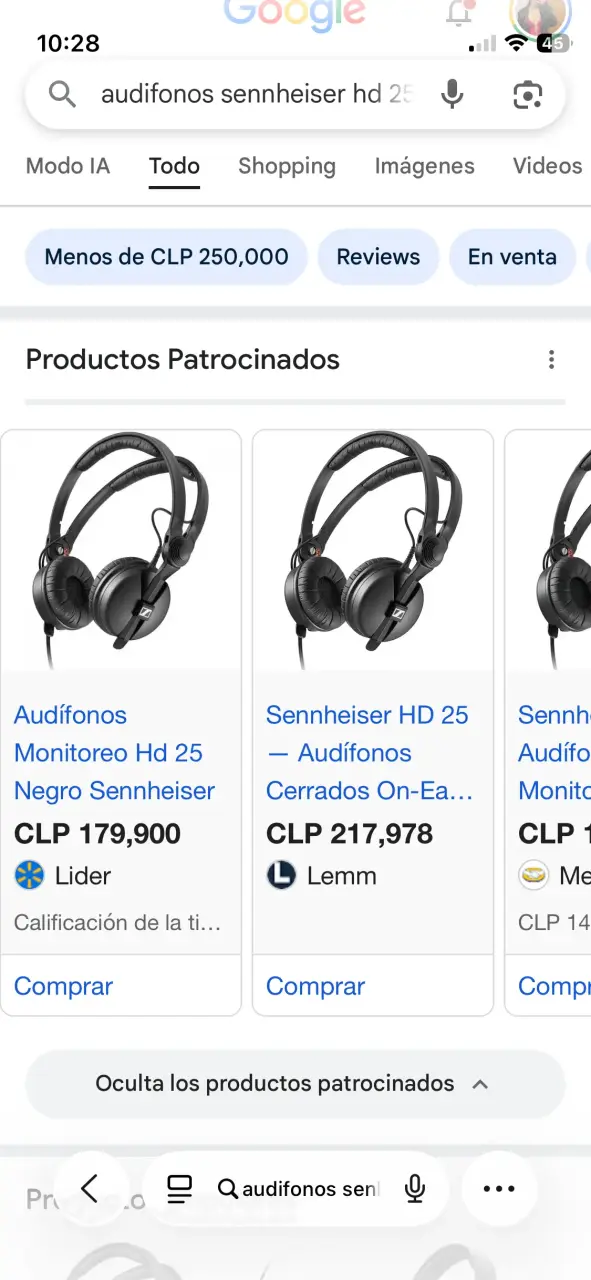 Audífonos Sennheiser HD 25 Profesionales - 3