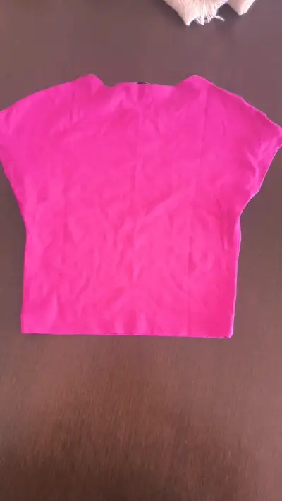 Polera fucsia de mujer Zara talla M - miniatura 3
