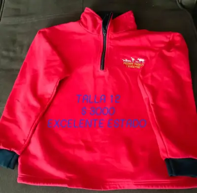 Polar rojo Pedro Pablo talla 12 en excelente estado - miniatura 1
