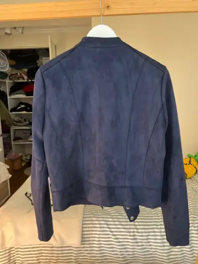 Chaqueta azul con botones metálicos Camaïeu - miniatura 3