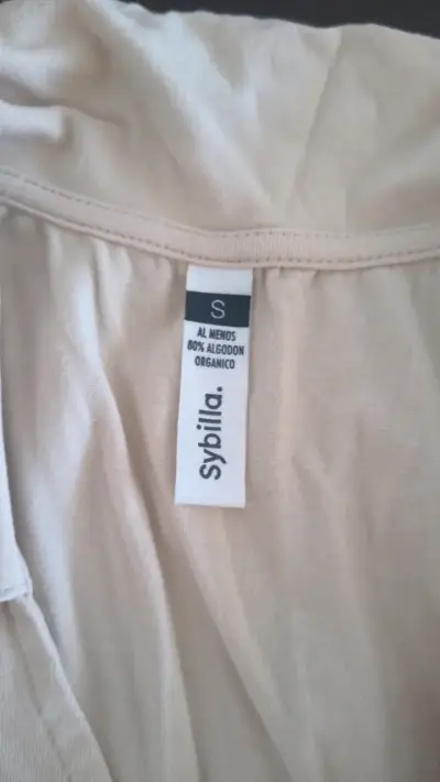 Top sin mangas beige Sybilla con ajuste - miniatura 2