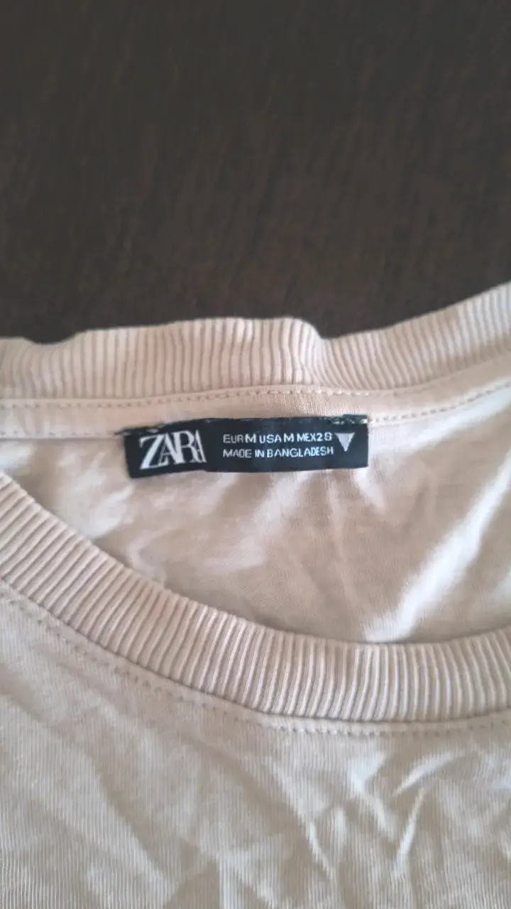 Polera beige Zara talla M - 2