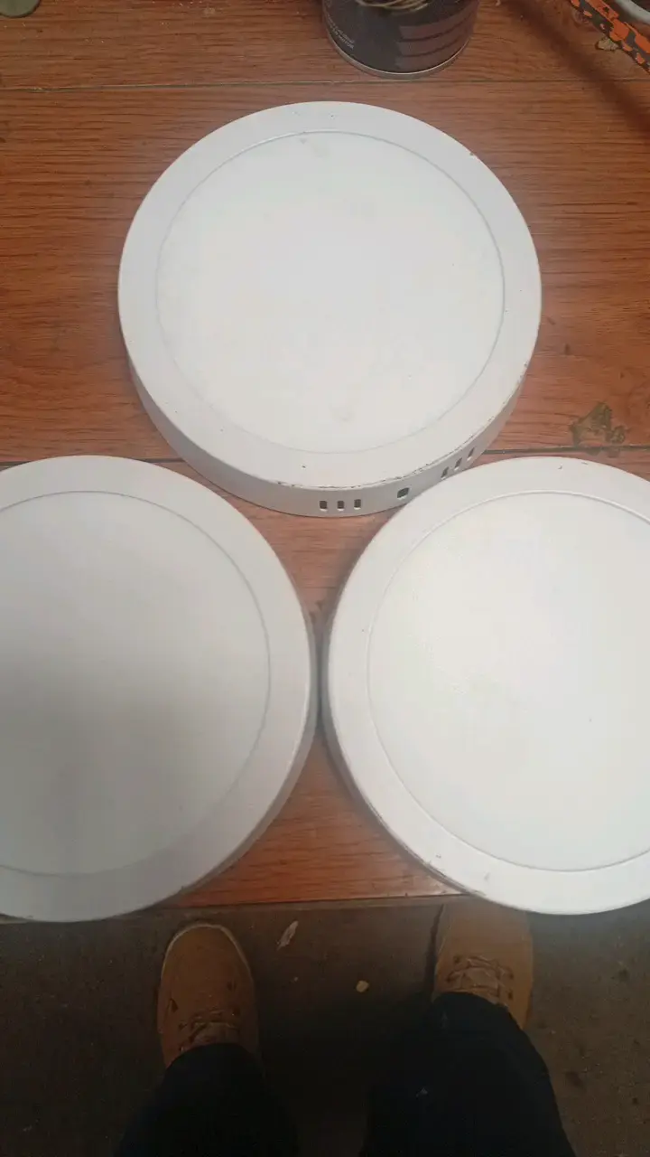 Lámparas LED de techo redondas blancas