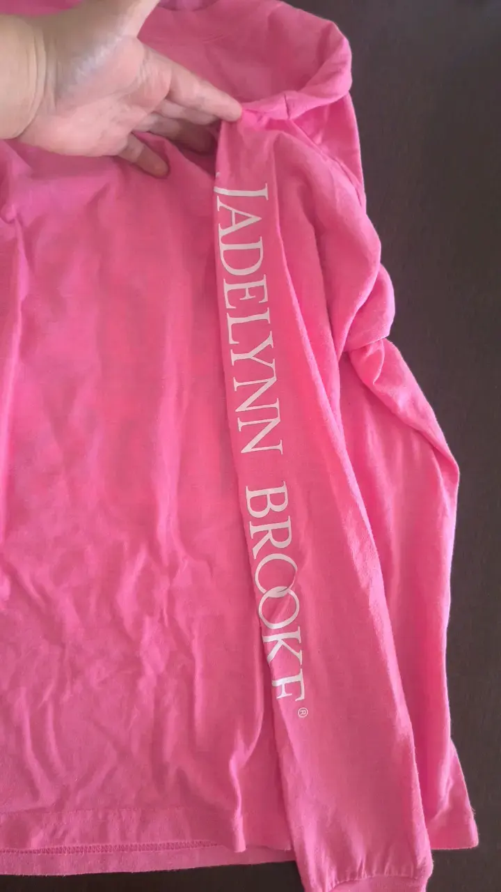 Polera manga larga rosa Jadelynn Brooke - 4