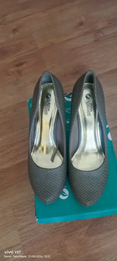 Zapatos de Tacón Andrea Rossetti Grises - miniatura 1