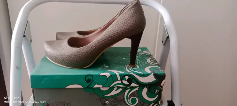 Zapatos de Tacón Andrea Rossetti Grises - 2