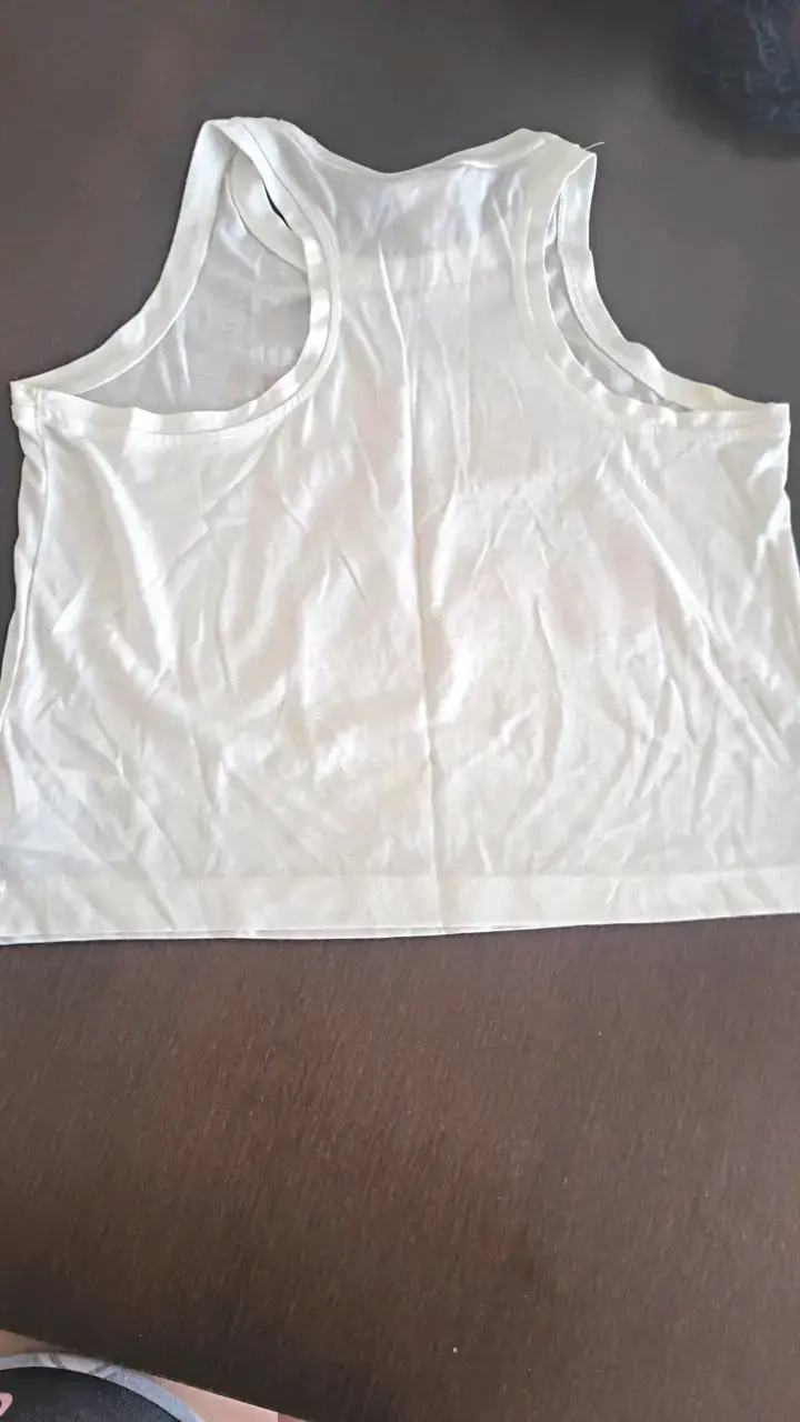 Polera sin mangas Nike Sportswear blanca - 3
