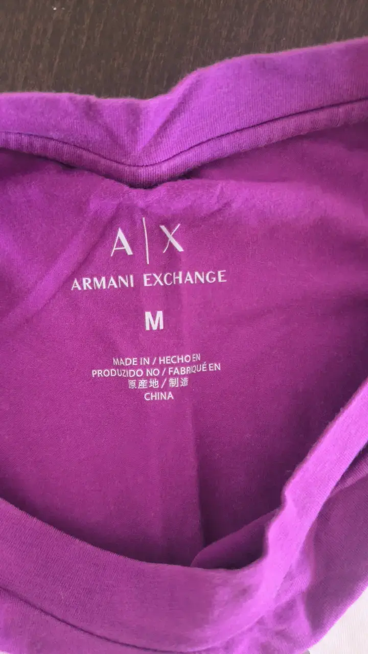 Polera Morada Armani Exchange Mujer Talla M - 2