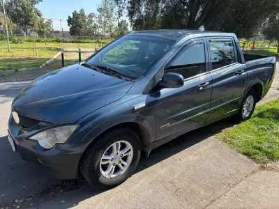 Camioneta SsangYong Actyon Sports 2008 azul - miniatura 1