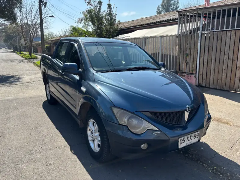 Camioneta SsangYong Actyon Sports 2008 azul - 2