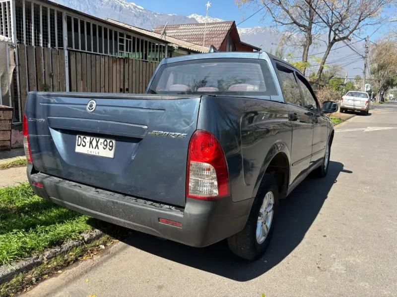 Camioneta SsangYong Actyon Sports 2008 azul - 3