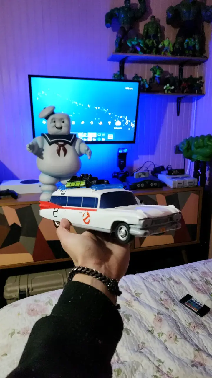 Hombre Malvavisco 50 cms + auto casa fantasmas - 5