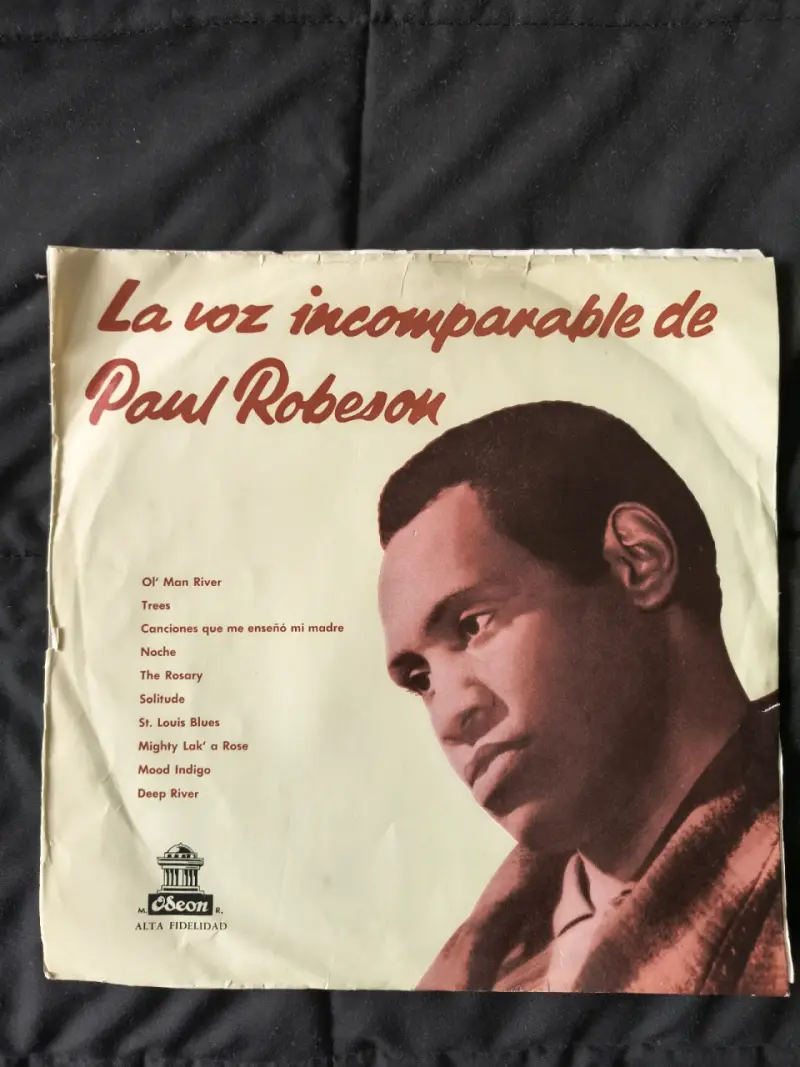 Vinilo 'La voz incomparable de Paul Robeson' - 1