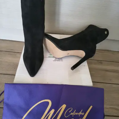 Botines de tacón alto negros Moed - miniatura 2