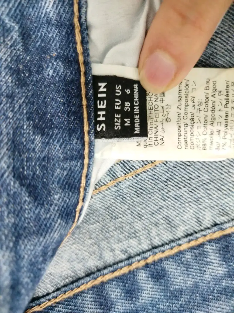 Jeans anchos de mezclilla Shein talla M - 2