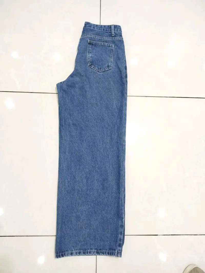 Jeans anchos de mezclilla Shein talla M - 3