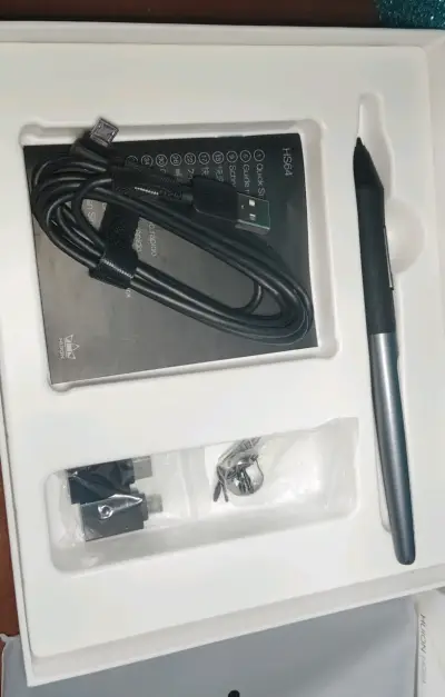 Tableta gráfica Huion HS64 completa. - miniatura 2