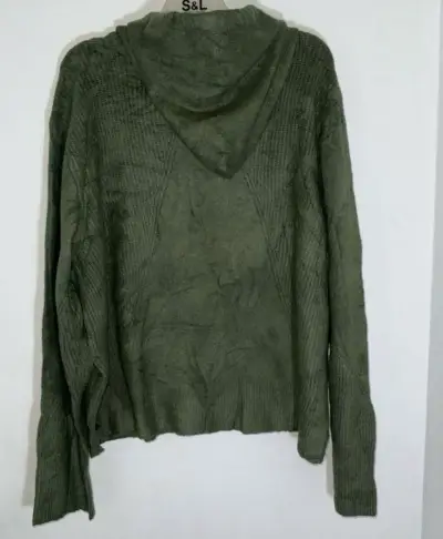 Polerón verde con capucha para mujer talla XL - miniatura 4