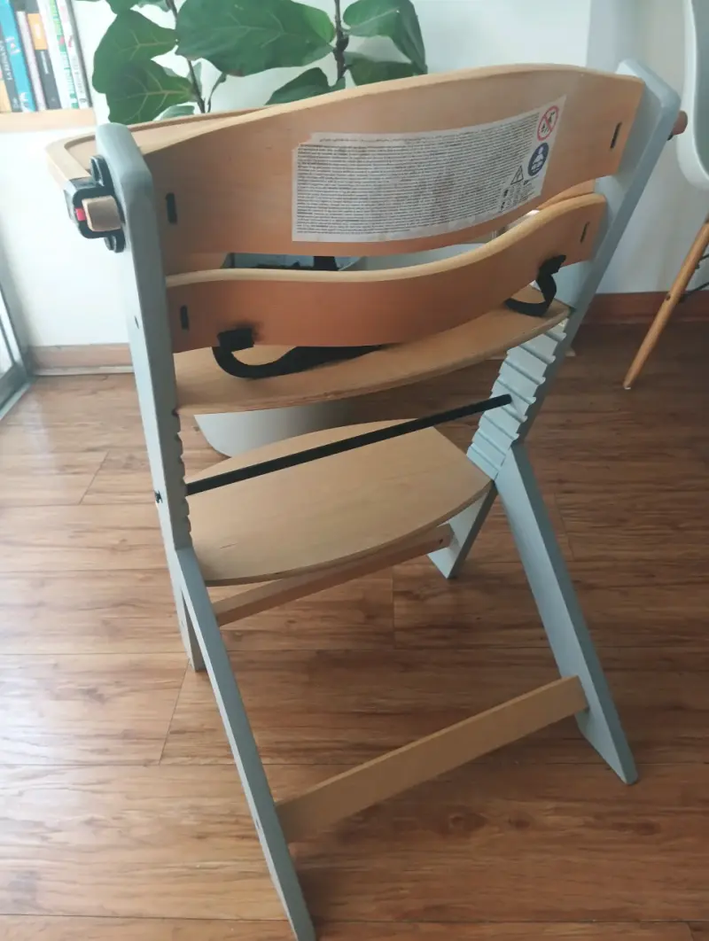 Silla de Comer para Bebé Kinderkraft de Madera - 6