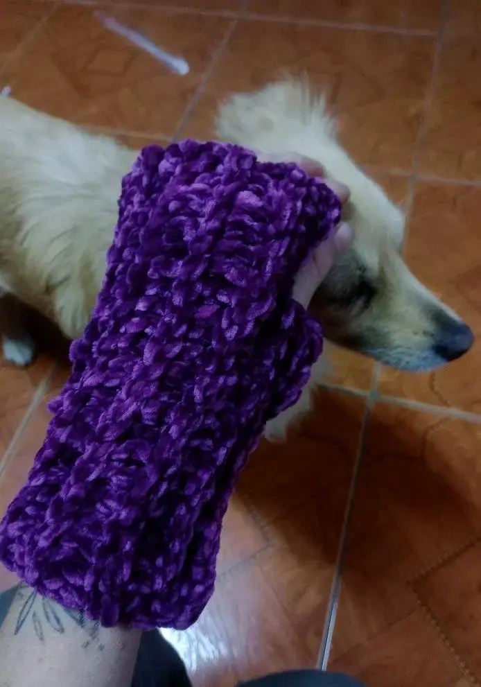NUEVO* Guantes suavecitos, tejidos a mano - 2