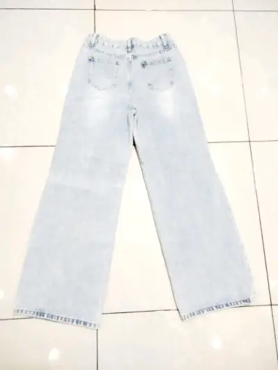 Jeans Shein Mujer Talla M Azul Claro - miniatura 1