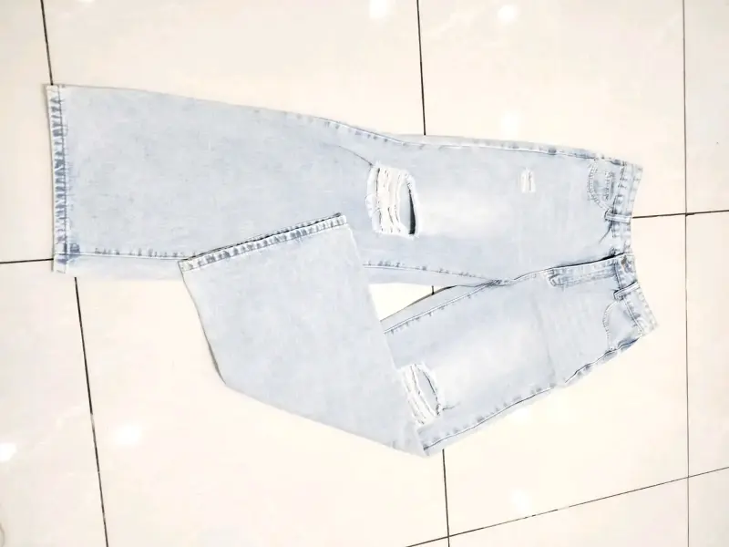 Jeans Shein Mujer Talla M Azul Claro - 2