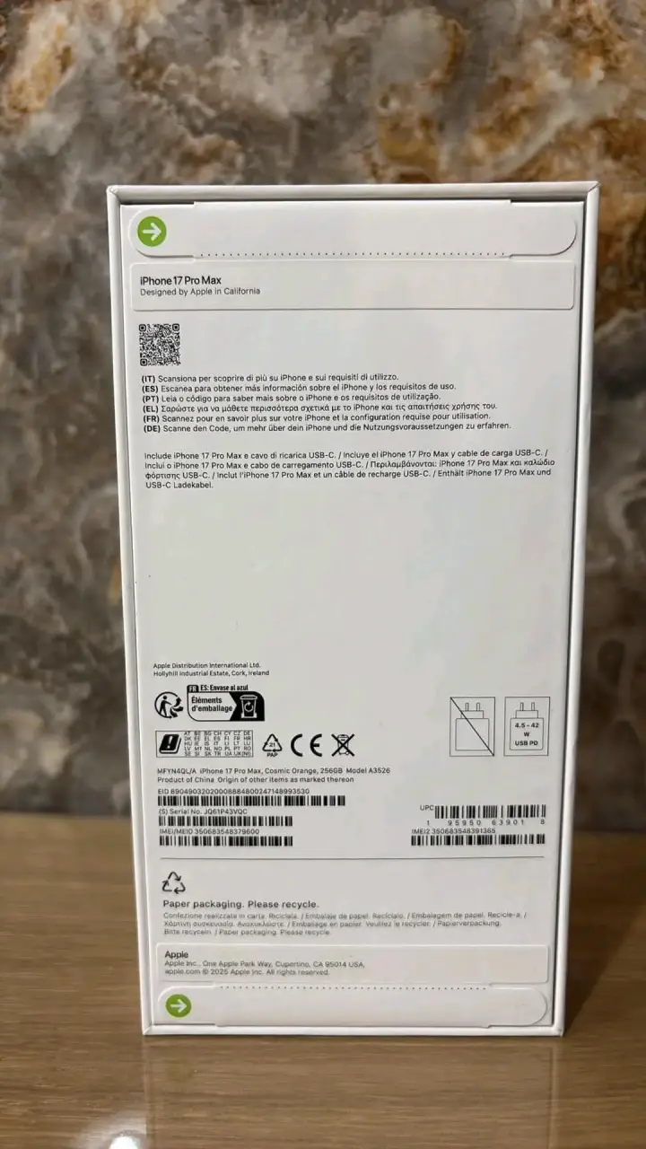 iPhone 17 Pro Max Naranja Nuevo 512 GB - 3