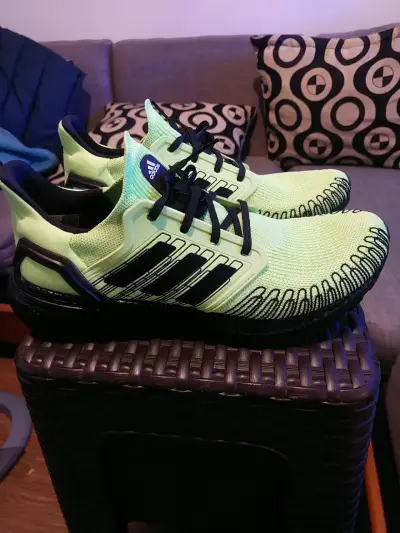 Zapatillas deportivas Adidas Ultraboost verde neón - miniatura 3