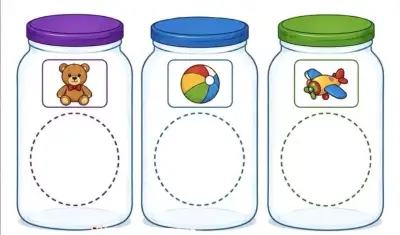 Juego educativo clasifica y pega para niños - miniatura 2