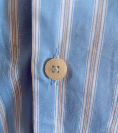 Camisa talla L azul claro Zara para hombre. - miniatura 5