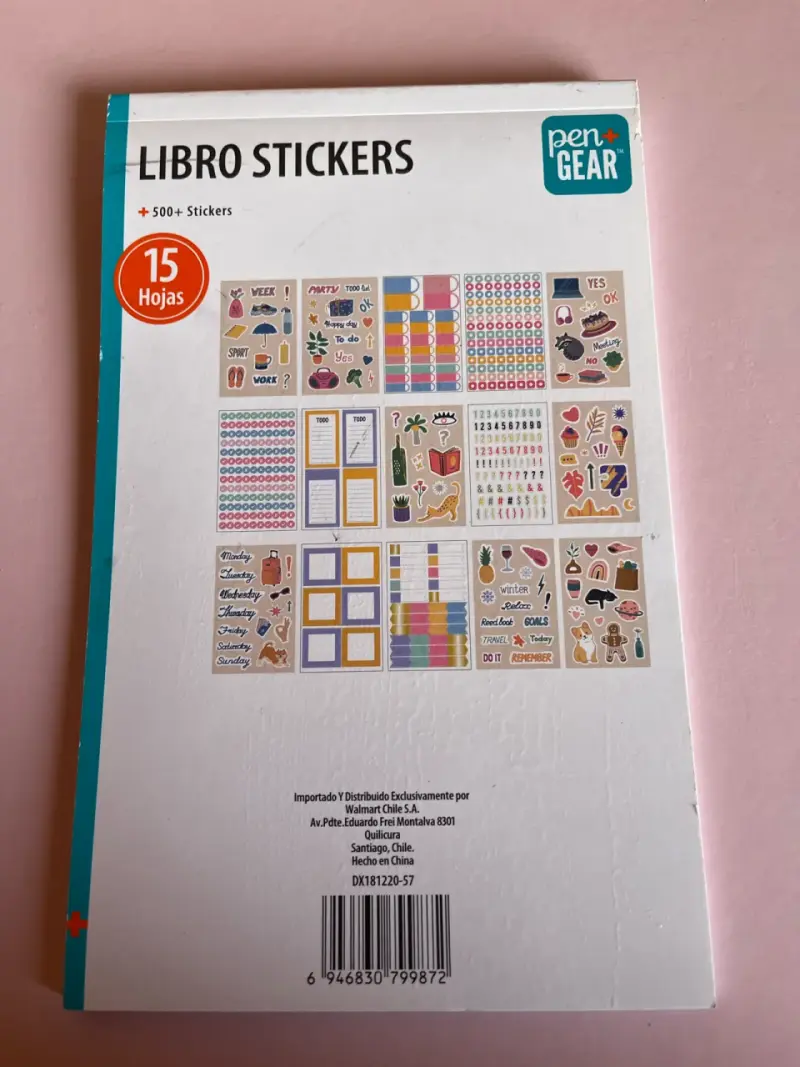 Libro de Stickers con 500+ Diseños Pen+Gear - 2