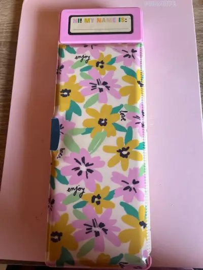 Estuche organizador floral con calculadora - miniatura 2