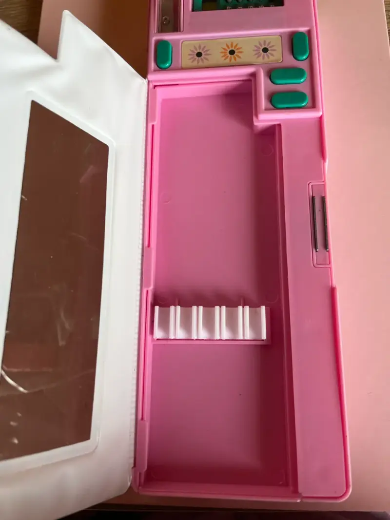 Estuche organizador floral con calculadora - 3